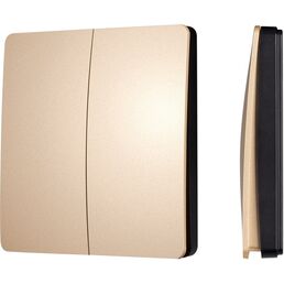 INTELLIGENT ARLIGHT Кнопочная панель KINETIC-801-22-2G-WP-SUF Gold (No battery, IP67, 433Mhz) (IARL, IP67 Пластик, 3 года) 043313 Arlight