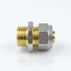 Муфта комбинированная Aquasfera 1/2"x20 мм НР латунь 027-8723