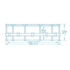 Бассейн каркасный Bestway 5614X BW ø366 h100 см 9150 л