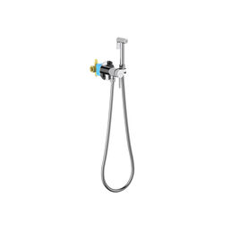 Встраиваемый смеситель с гигиеническим душем Aquatek Европа AQ1021CR хром