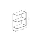Модуль навесной Ферро 60x67.6x29 см сталь цвет черный