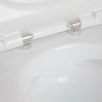 Подвесной унитаз Aquatek Поларис AQ0700-01 безободковый, крышка с микролифтом, белый