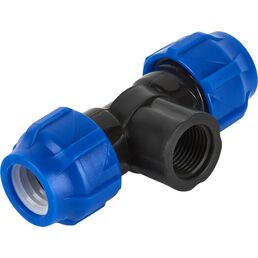 Тройник комбинированный Valfex 20x1/2"x20 мм ВР полипропилен 1210012001220