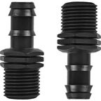 Адаптер для ПНД трубки BOUTTE, внешняя резьба 1/2"x16 мм, 2 шт
