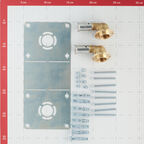 Набор водорозеток Henco (28PF-16041604) 16(пресс) x 1/2 ВР(г) для гипсокартона