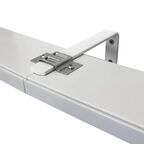 Карниз двухрядный Inspire 400 см пластик цвет белый