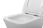Унитаз подвесной BelBagno Ardente-R BB520CH-TOR/BB3103/3106SC безободковый, с сиденьем микролифт, белый