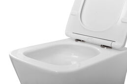Унитаз подвесной BelBagno Ardente-R BB520CH-TOR/BB3103/3106SC безободковый, с сиденьем микролифт, белый