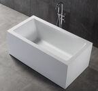 Ванна акриловая Abber 160x80 AB9406-1.6 белая с каркасом в комплекте