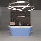 Отдельностоящая ванна Frank 170х75 F6104 White/Light Blue