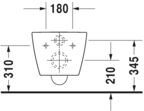Подвесной унитаз Duravit ME By Starck Rimless 2529090000 + сиденье SoftClose 0020090000