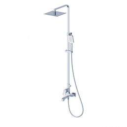 Душевая стойка WONZON & WOGHAND FLEX WW-88047072-CR глянцевый хром, с изливом