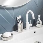 Мыльница настольная Sensea Essential керамика цвет хром