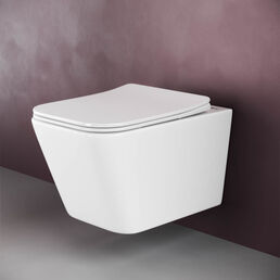 Подвесной унитаз с инсталляцией Ceramica Nova Metric CN3007_1001B_1000 с черной матовой кнопкой Round и шумоизоляцией белый