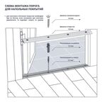 Порог угловой (угол) Artens 40x20x900 мм цвет дуб белый