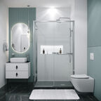 Душевой уголок Grossman Style 120x90 120.K33.05.1290.10.00 без поддона, стекло прозрачное, профиль хром
