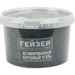Активированный березовый уголь Гейзер для очистки спирта и дистиллятов