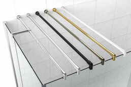 Душевой уголок Vegas-Glass EP-Fis Lux 80x110 EP-Fis LUX 80*110 02М crystalvision профиль черный