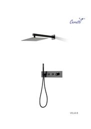 Душевая панель Ceruttispa CT10399 черная