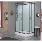 Душевая кабина Frank F418L Brilliant 100x80 без крыши