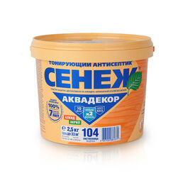Антисептик Сенеж Аквадекор лиственница 2,5 кг