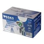 Краскопульт пневматический Pegas Pneumatic HVLP827 1/4 0,6 л (2713)