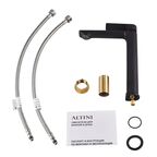 Смеситель для раковины Altini Shine 10531002-B однорычажный на столешницу цвет черный матовый