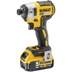 Аккумуляторный набор DEWALT DCK422P3, 18 В: дрель-шуруповерт DCD796 + шуруповерт DCF887 + УШМ DCG405 + перфоратор DCH273, с 3 АКБ 5 Ач и ЗУ, в 2 кейсах