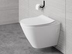 Подвесной унитаз Cersanit CITY OVAL Clean On DPL EO slim, белый