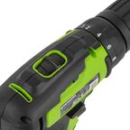 Дрель-шуруповерт аккумуляторная бесщеточная Greenworks GD24DD35 3704007, 24 В Li-Ion, без АКБ и ЗУ