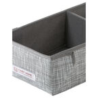 Ящик с отделениями Casy Home For Professionals 50x22x12см, серебряный