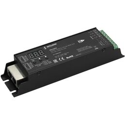INTELLIGENT ARLIGHT Декодер SMART-DMX512-304-83-RDM-SUF Black (12-48V, 4x8A, RJ-45) (IARL, IP20 Металл, 5 лет) 028444(1) Arlight