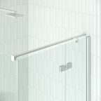 Душевой уголок Vegas-Glass Afp-Fis Retta 100x120 AFP-Fis Retta 100*120 02М Moru профиль черный, стекло рифленое