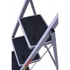 Стремянка стальная Ladderbel 3 ступени с резиновым ковриком