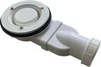 Душевой поддон из литьевого мрамора BelBagno Uno 170x70 TRAY-MR-UNO-AH-170/70-35-W-CR с сифоном, белый