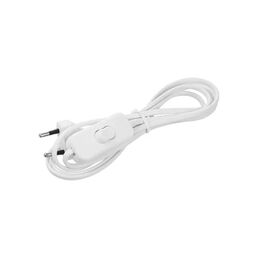 Кабель с переключателем TDM Electric 1.8 м белый