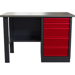 Слесарный однотумбовый верстак IRONMEBEL worky WK-5 M-IM00115K