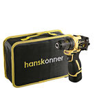 Дрель-шуруповерт аккумуляторная бесщеточная Hanskonner Platinum HCD1645BLC 14,4 В 2 Ач Li-Ion 2 АКБ и ЗУ
