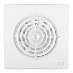Вентилятор осевой DiCiTi Aura с обратным клапаном 155х155 мм d100 мм белый