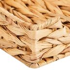Корзина для хранения 22x8x22 см гиацинт цвет бежевый 2 шт