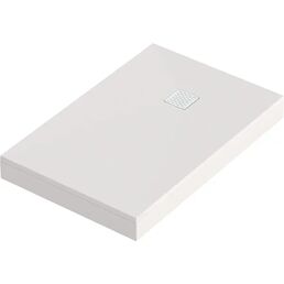 Душевой поддон Marble прямоугольный литьевой мрамор 80x120 см цвет белый