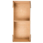 Ящик с отделениями Casy Home For Professionals 50x22x12см, молочный