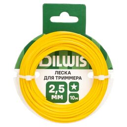 Леска DILWIS 2.5 мм 10 м цвет желтый
