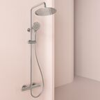 Душевая стойка Sancos Kanedo SC7200CH хром, с термостатом, без излива