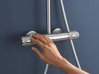 Душевая стойка Grohe Euphoria 27296003 хром, со смесителем и термостатом
