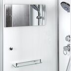 Душевая кабина AvaCan D08S 80x80 стекло матовое, профиль хром