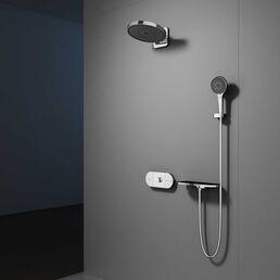 Встраиваемая душевая система Vincea Futura VSFW-2F12TCH с термостатом и изливом, хром