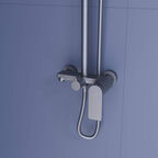 Душевая стойка RGW Shower Panels SP-27Gr серая, с изливом