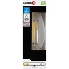 Лампа светодиодная Lexman E14 220-240 В 3.8 Вт свеча прозрачная 500 лм нейтральный белый свет