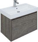 Комплект мебели Aquanet Nova Lite 76 см подвесной (тумба с раковиной и зеркалом)